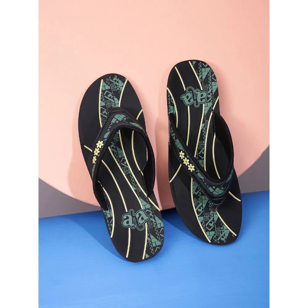Mind Ease Skate Cool A-HA By Liberty BERLIN Women Casual Black Slippers
