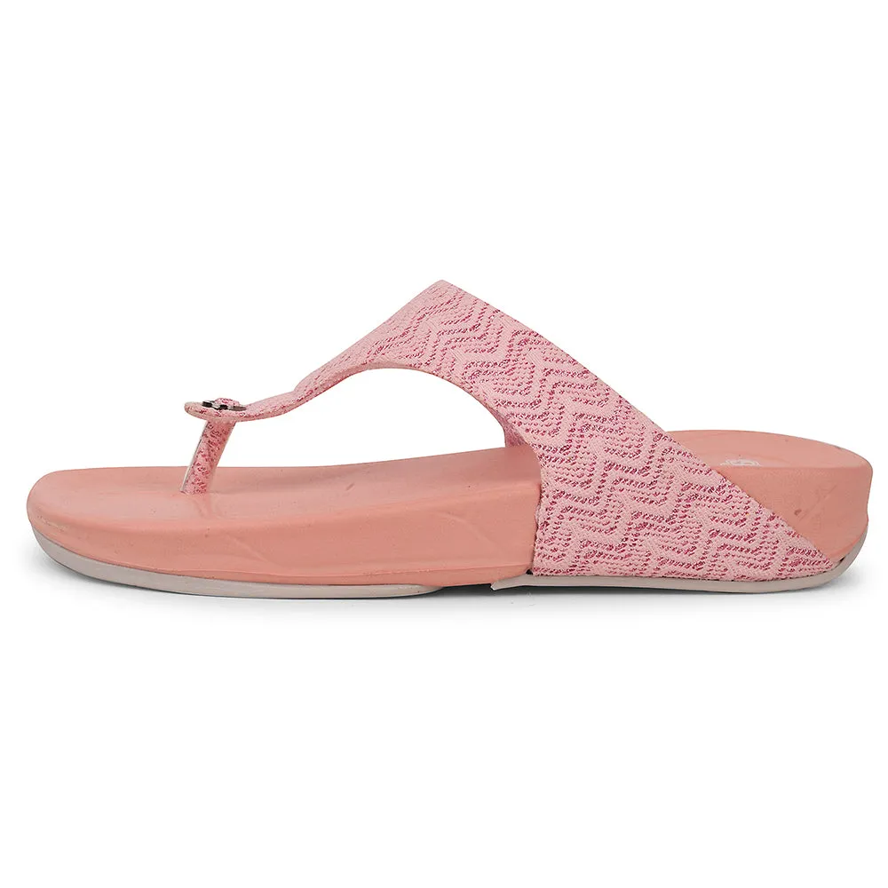Mountain Strong Comfort Flex A-HA Peach Casual Slipper For Women DIVA-60E By Liberty