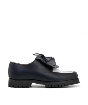 Derbies LEONIE Bleu et Blanc Luxury Brand Graduation Ceremony