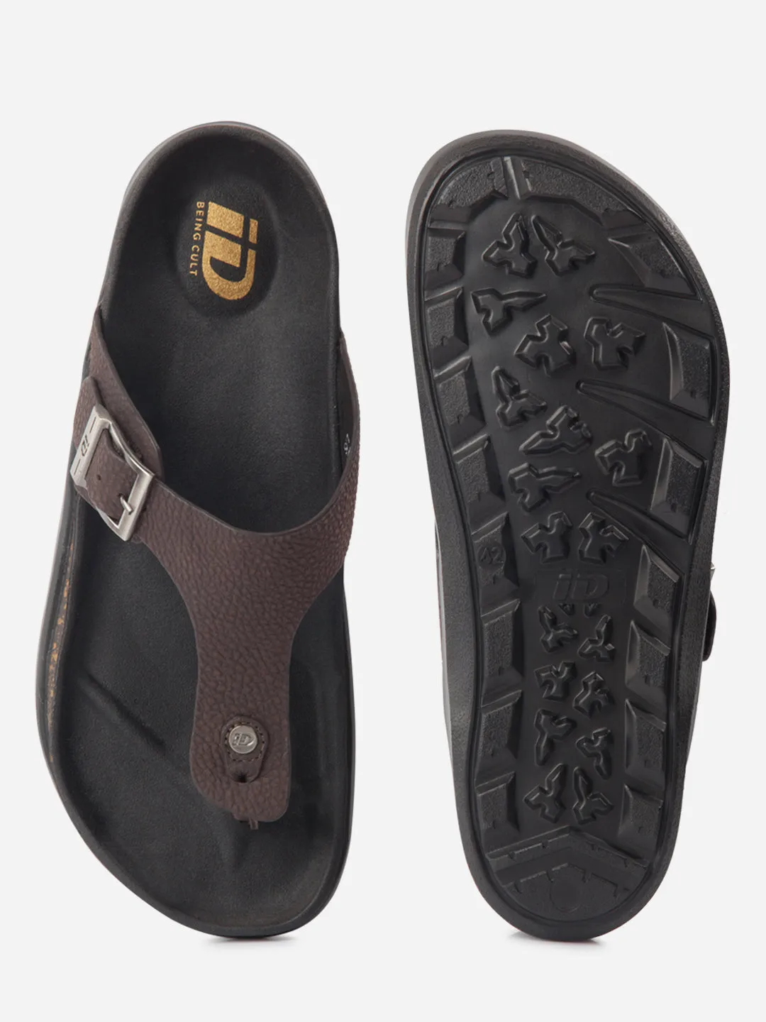 Men's Brown Thong Sandal (ID4272) Casual