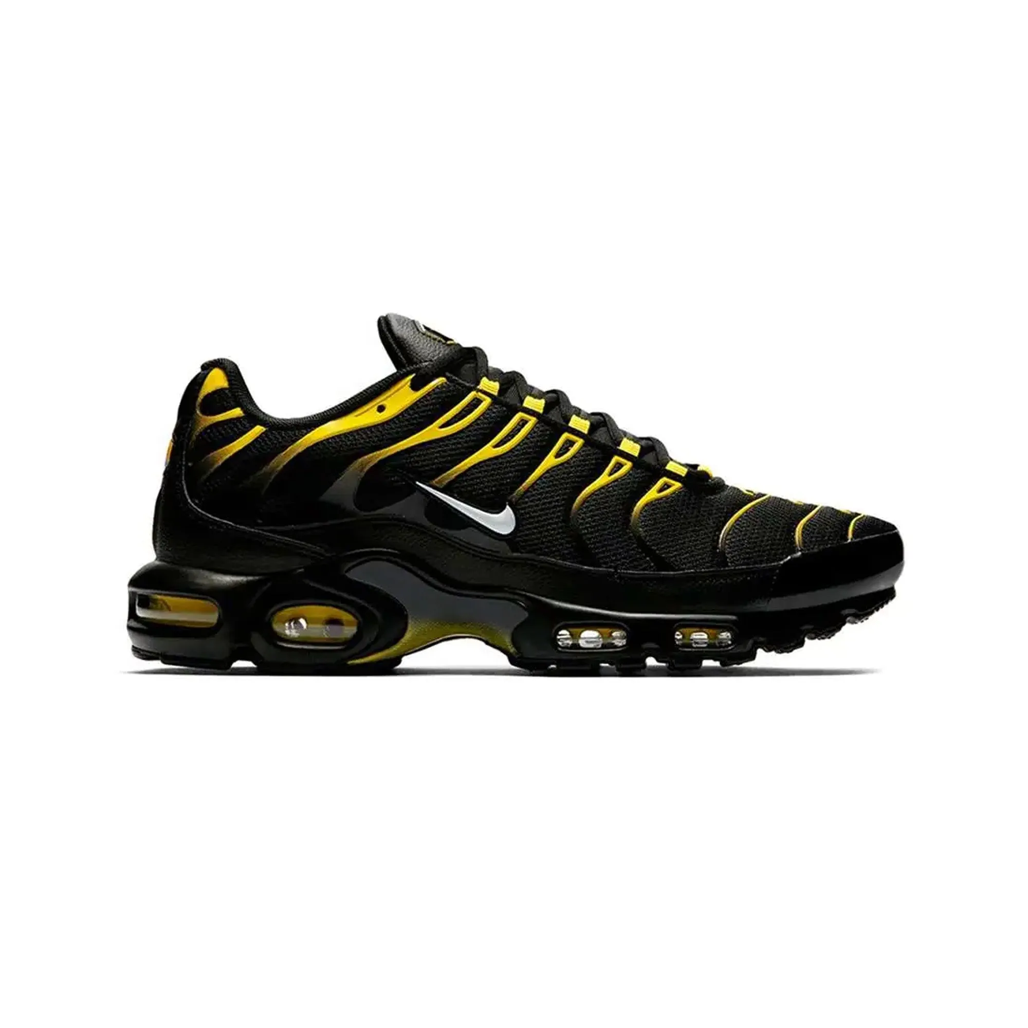 TPU Stability Moist Guard Nike Air Max Plus 'Black White-Vivid Sulfur'