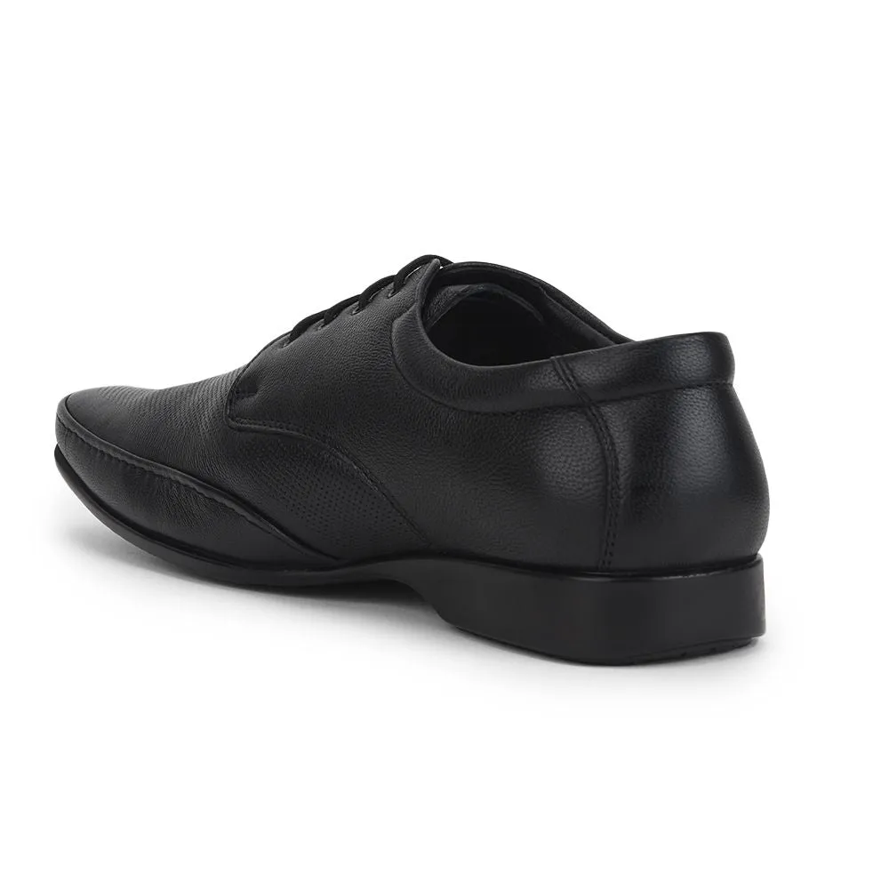 Healers Formal Lacing Shoes For Men (Black) FL-510N By Liberty Ergonomic Design Stylish Shoes