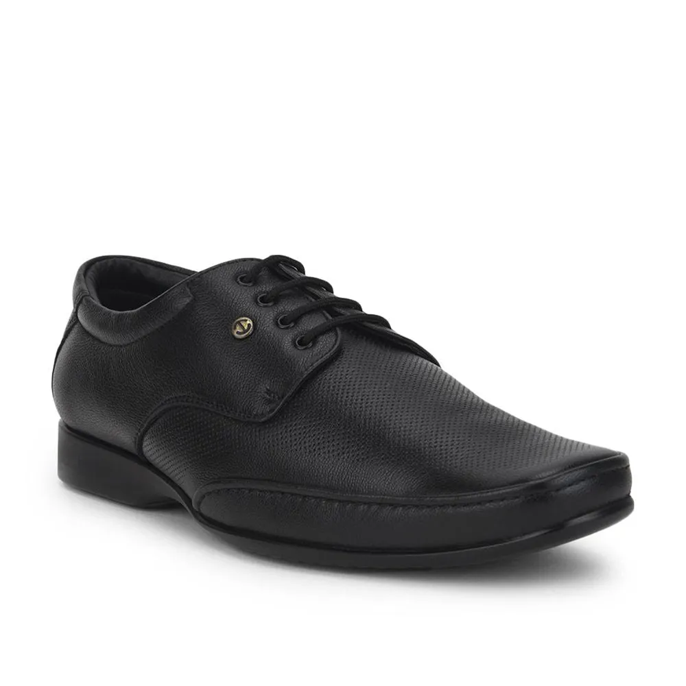 Comfortable Design Healers Formal Lacing Shoes For Men (Black) FL-510N By Liberty