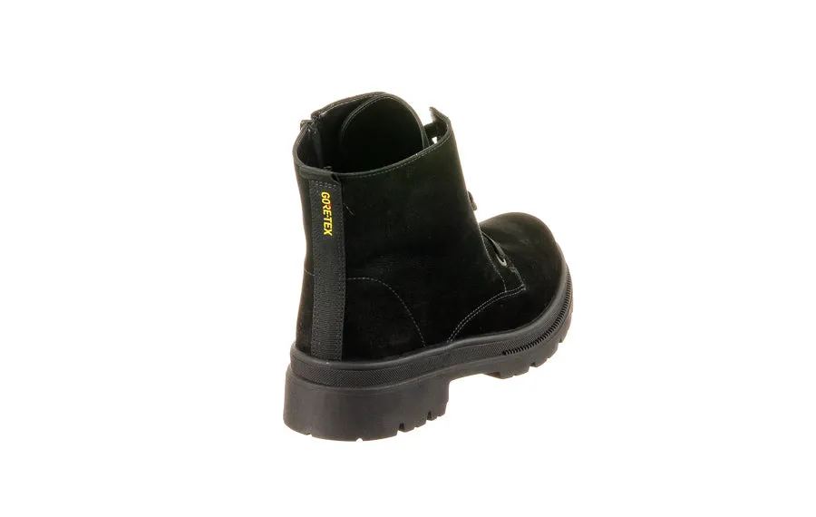 Ara Marley Black Round Toe Cowboy Fan