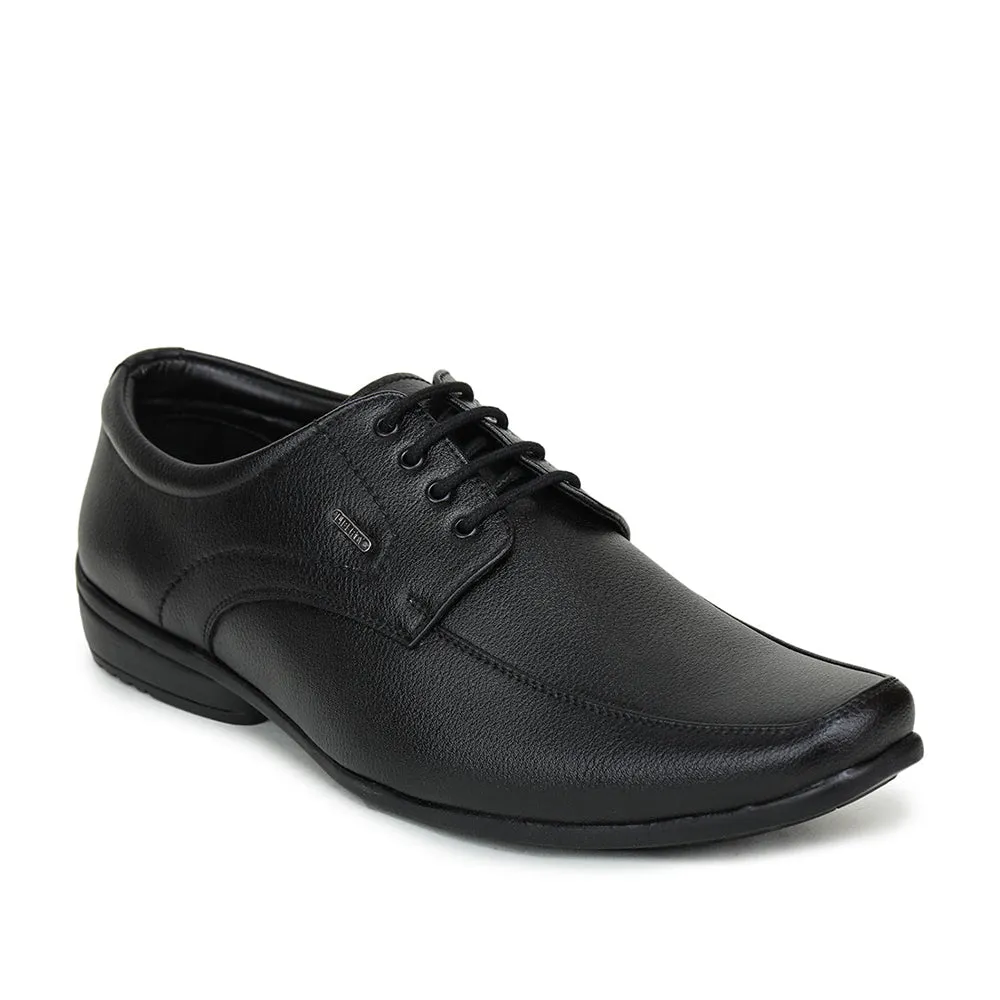 Fortune (Black) Formal Lace Up Shoes For Men Uvl-35 By Liberty Signature Fit Chisel Shape