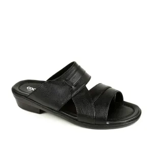 Coolers Casual (Black) Slippers For Men 7153-601 By Liberty Fitness Vibe