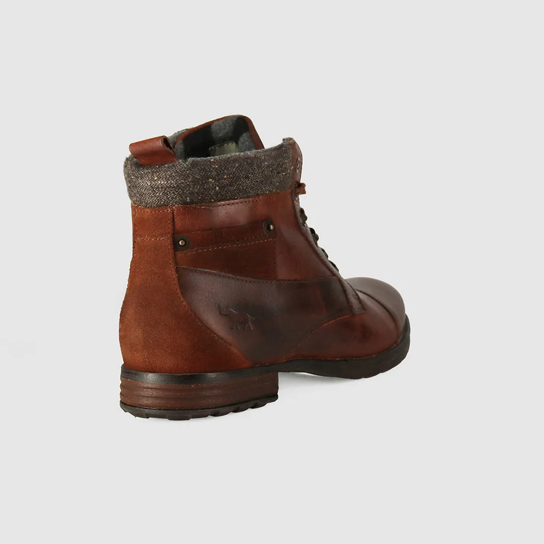 Aireys Lace Up Boots Rust Reinforced Form Mountain Hike