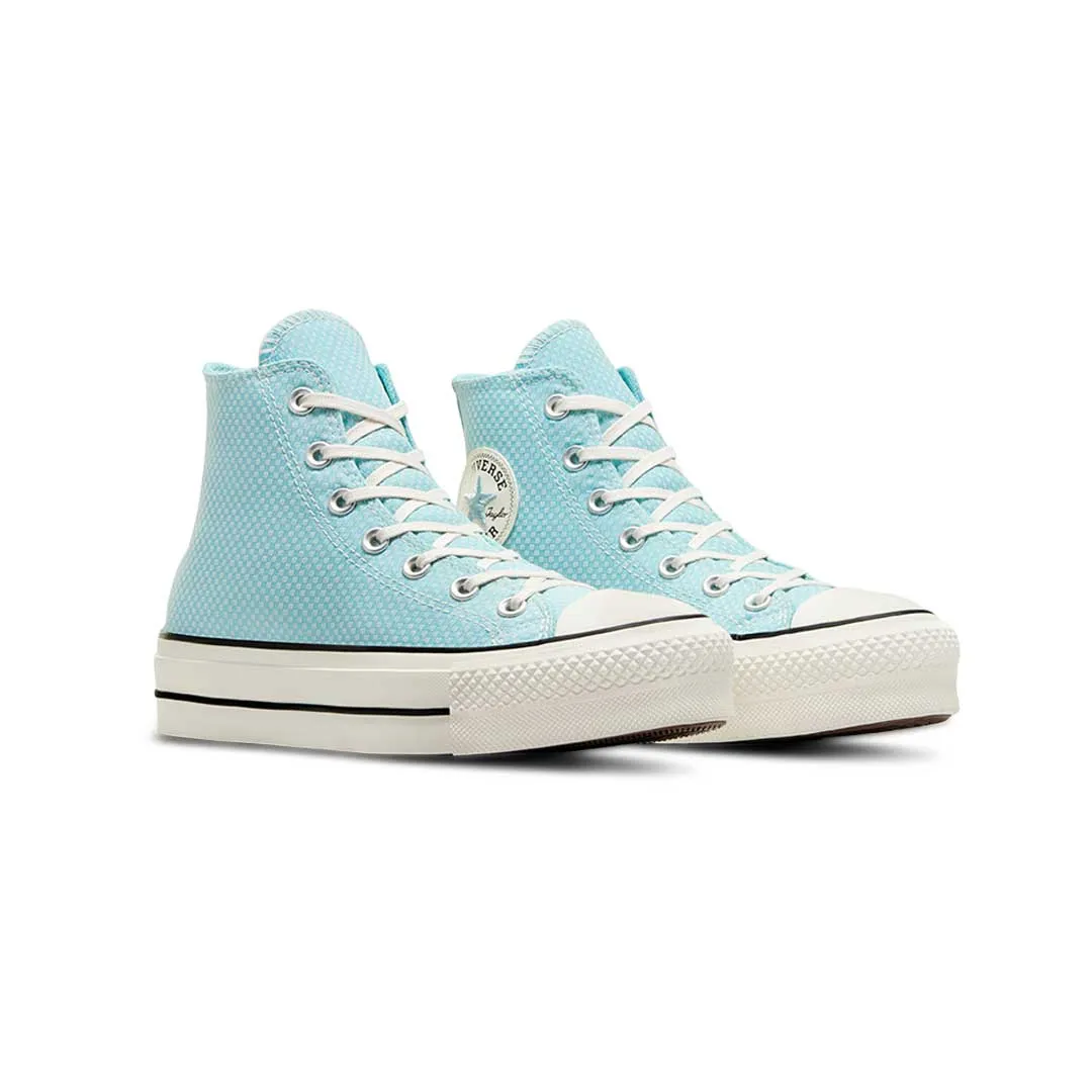 Anytime Go Pearl Shine Converse - Women's Chuck Taylor All Star Lift High Top Shoes (A11625C)