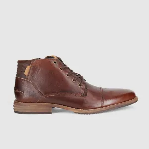 Chambers Lace Up Boots Dark Brown Water Guard