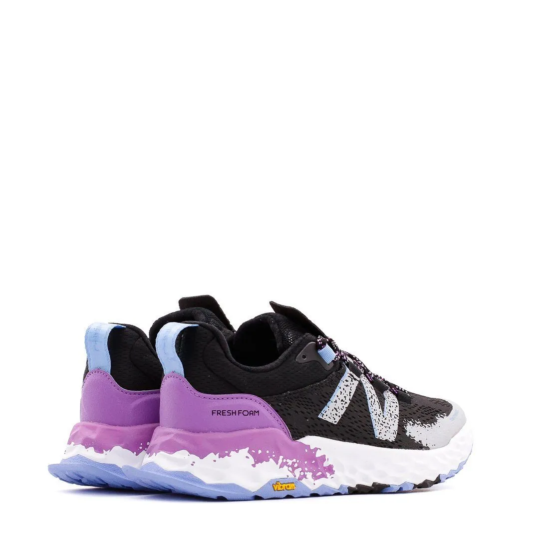 Cushioned Footbed Fashion Edge New Balance Hierro v5 Fresh Foam Black Purple Women WTHIERP5