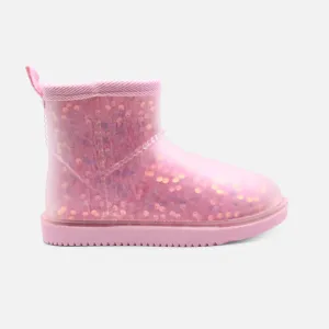 Protective Cushioning GIRLS CASUAL SLIP-ON RAIN BOOT