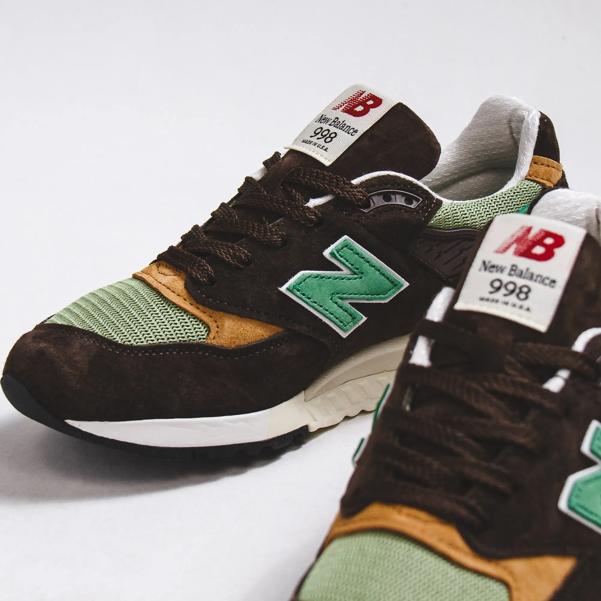 Viral Pop Crystal Glow New Balance Unisex 998 Brown Made In USA U998BG