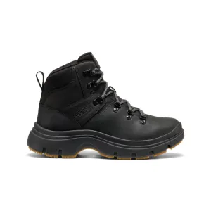 Cloud cushion Shock Diffusion Midsole Women's Kosa Leather Boot  |  Black