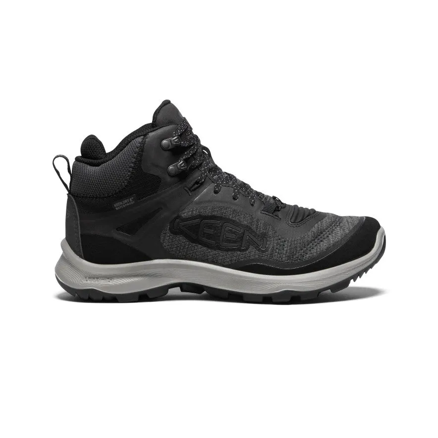 Women's Terradora Flex Waterproof Hiking Boot  |  Black/Steel Grey Outdoor Use