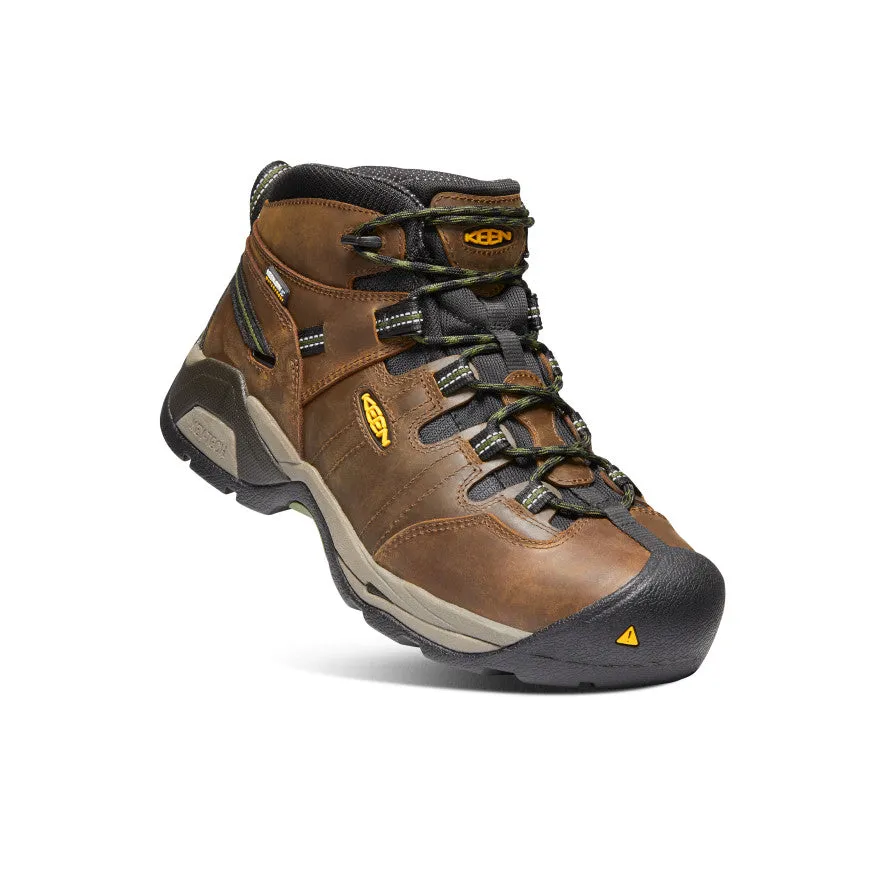 Slip Fit Men's Detroit XT Waterproof Boot (Steel Toe)  |  Cascade Brown/Bronze Green