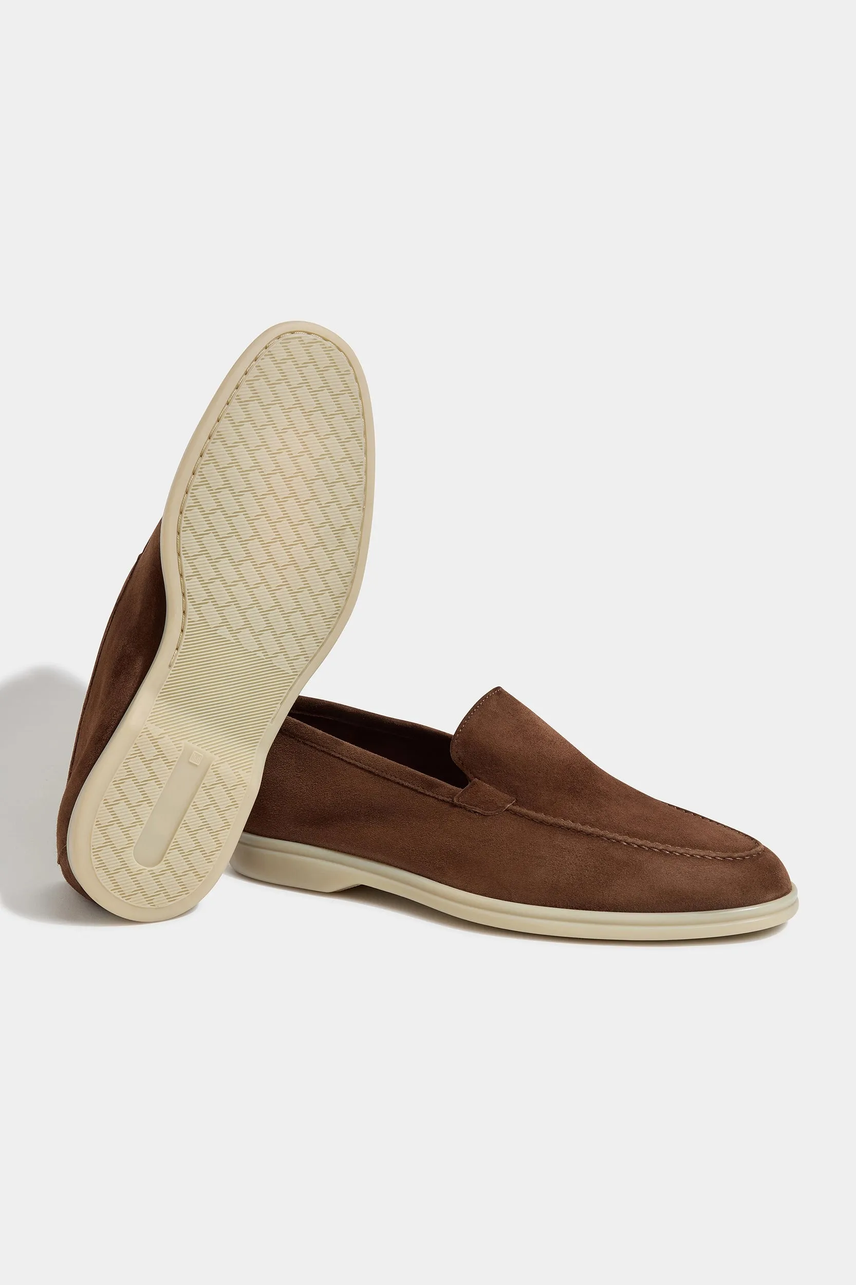 Stylish Edge Hop Step Brown loafers - Made In Italy