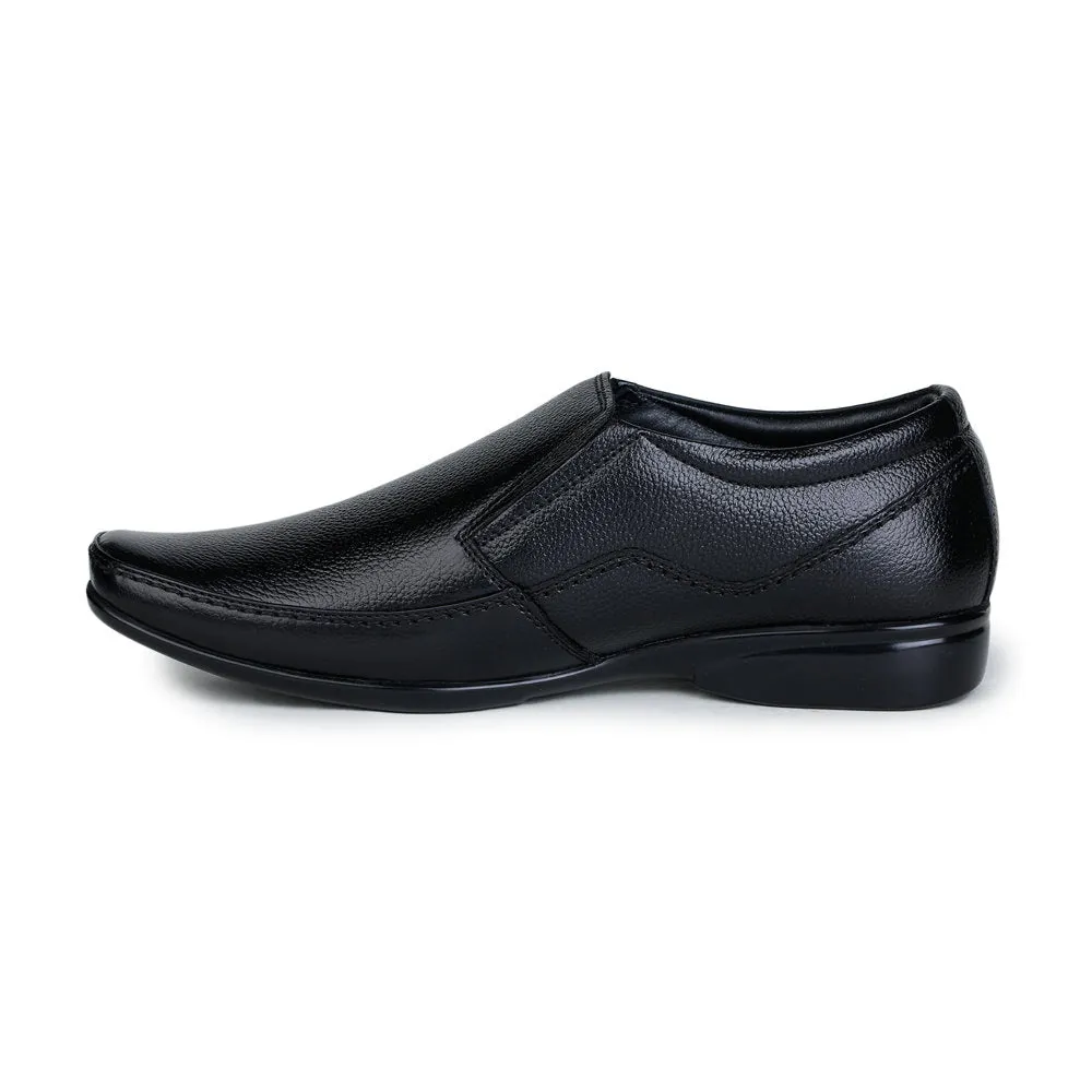 Handcrafted Winter Guard Fortune (Black) Classic Loafer Shoes For Men HOL-11 By Liberty