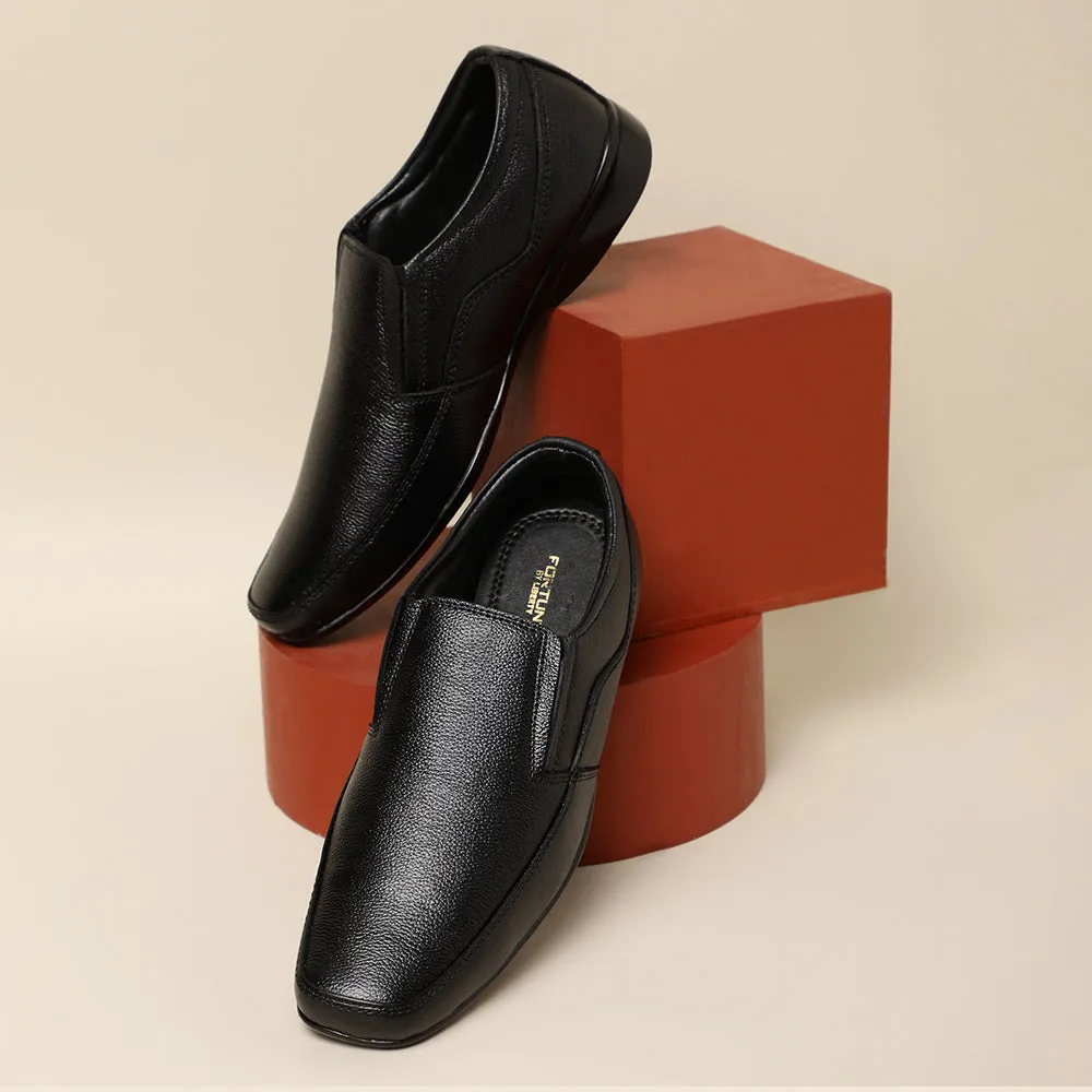 Fortune (Black) Classic Loafer Shoes For Men HOL-11 By Liberty Romantic Shade Professional Appearance