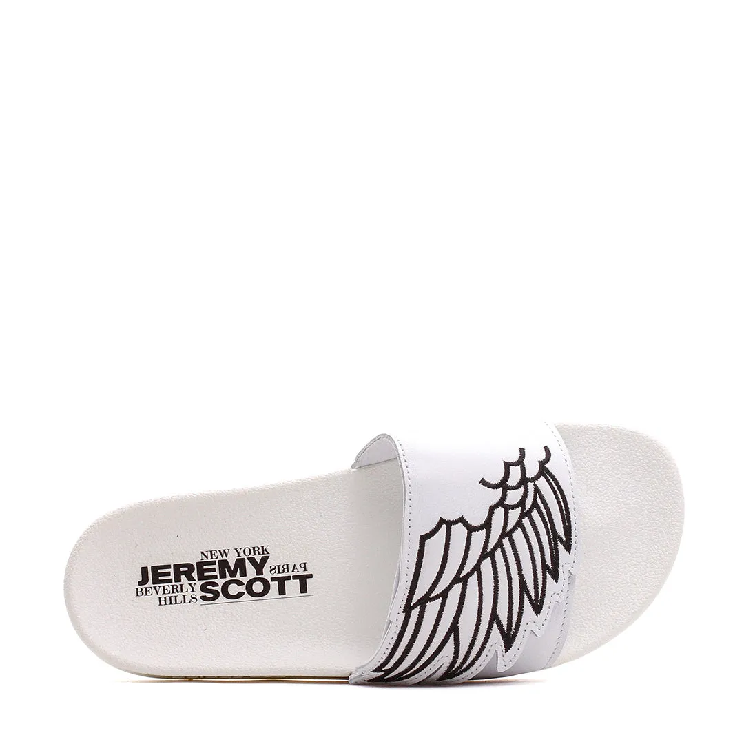 Adidas Men JS Monogram Adilette Wings Jeremy Scott White GY2505 Comfort Wedge