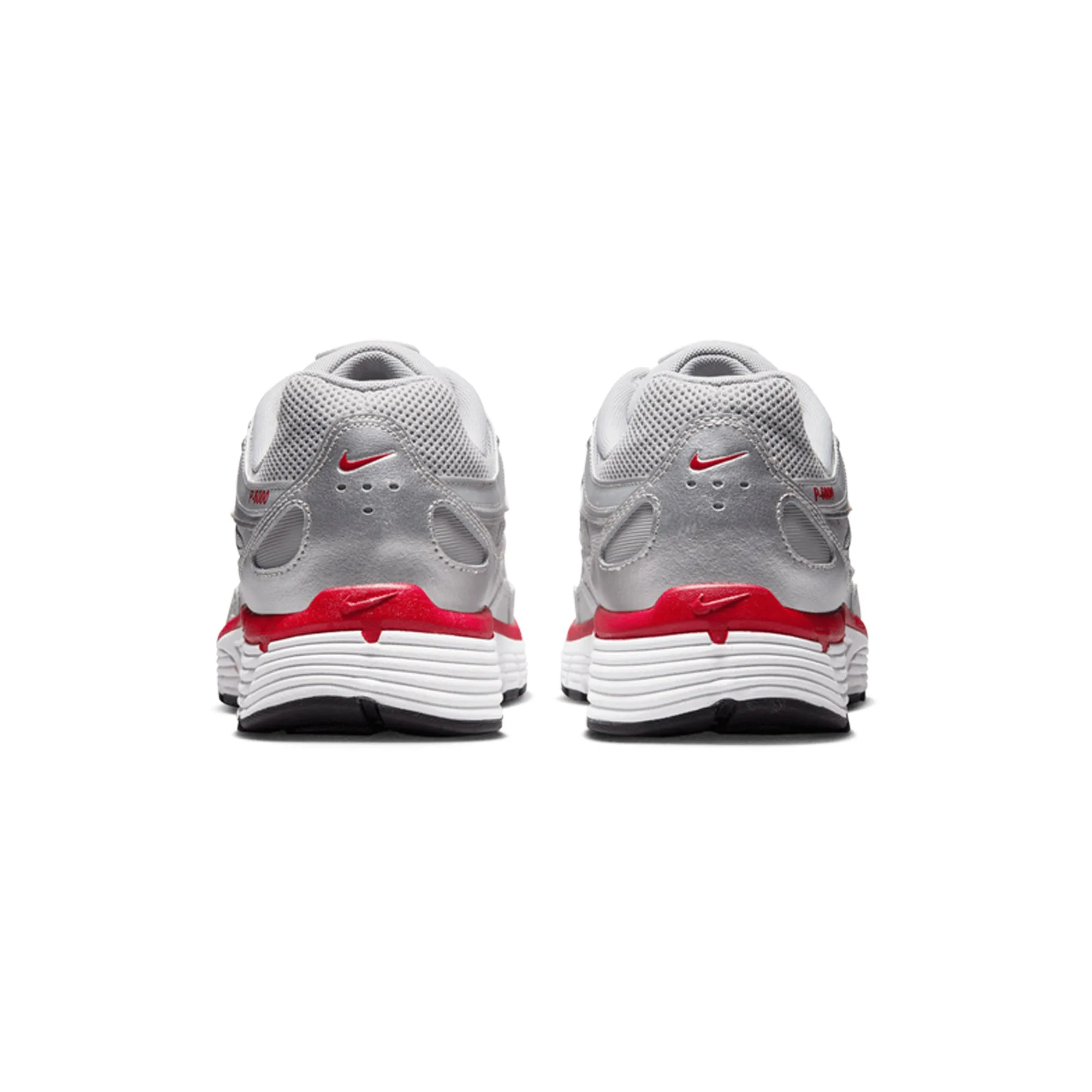Memory Foam Airport Travel Clean Step Nike P-6000 'Metallic Silver Gym Red' (2025)