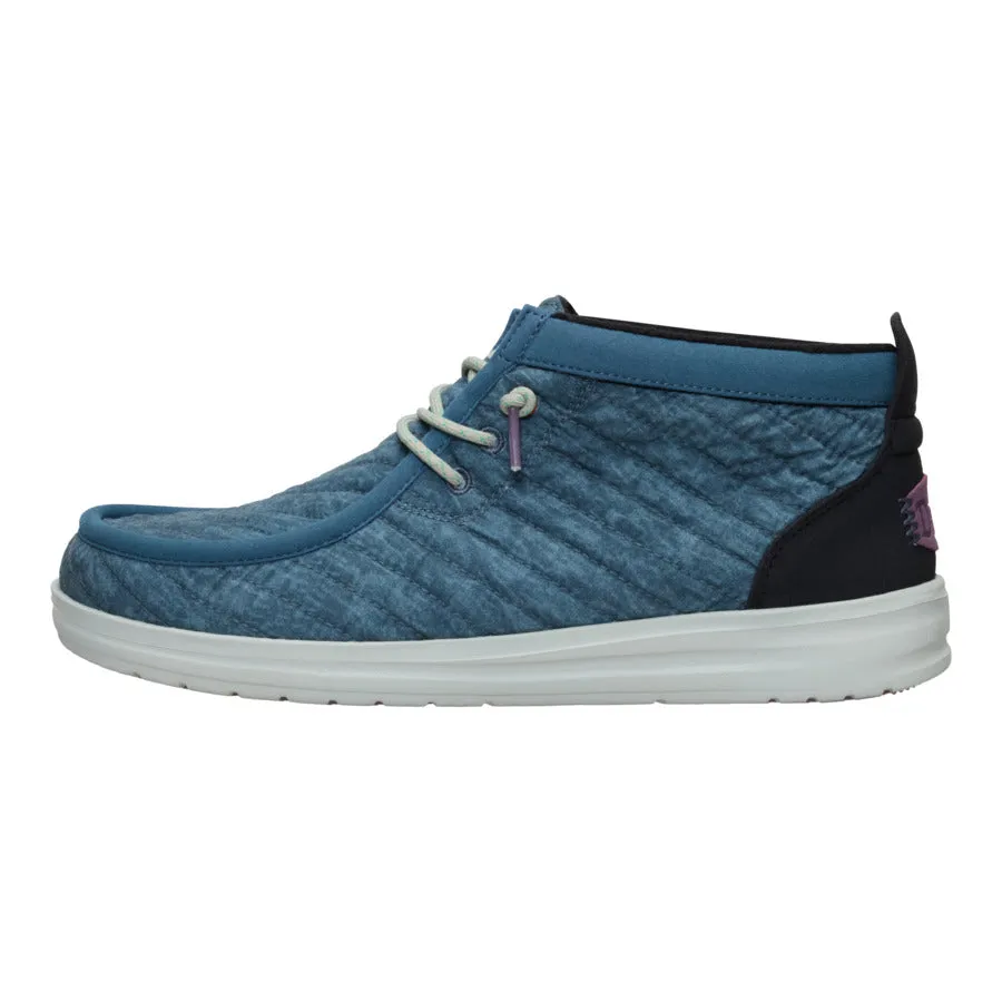 Stable Step Height Plus Wally Mid Gripr Washed Quilt - Stormy Blue/Multi