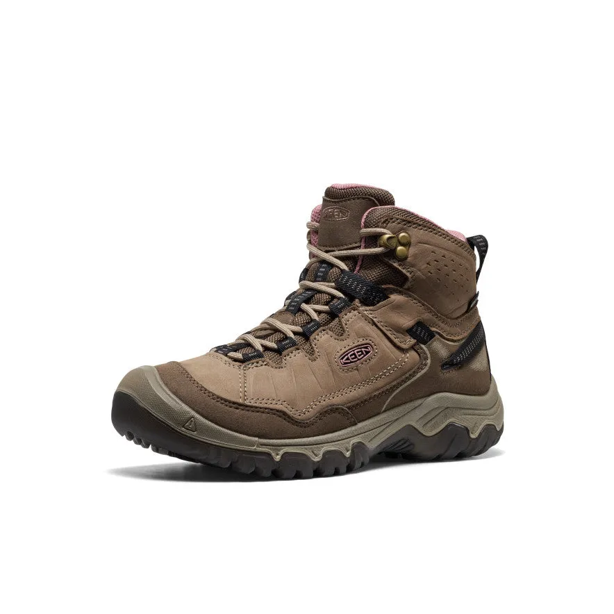 Women's Targhee IV Waterproof Hiking Boot  |  Brindle/Nostalgia Rose Airy Comfort