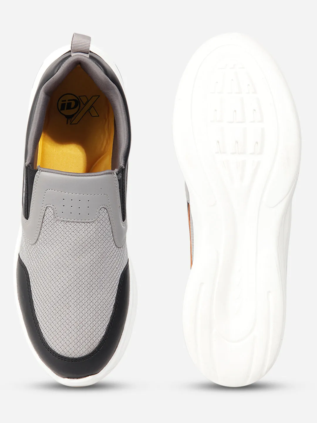 Neutral design Foot Protection Men's Grey Black Slip On Sneakers IX7130