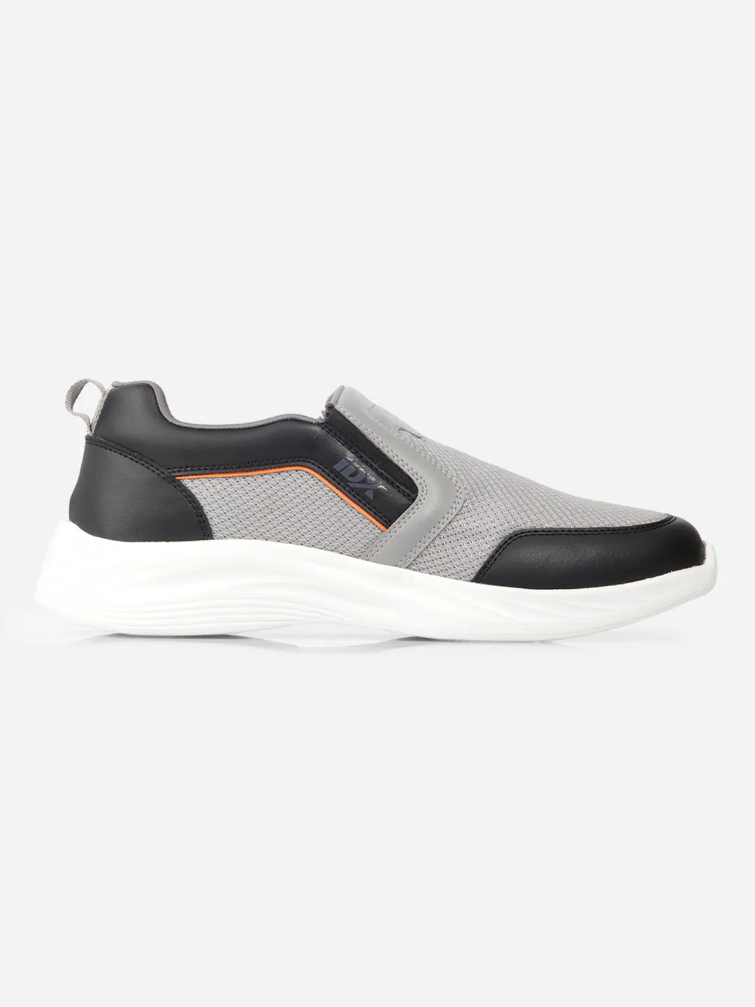 Men's Grey Black Slip On Sneakers IX7130 Daily Basics PhylonMidsole