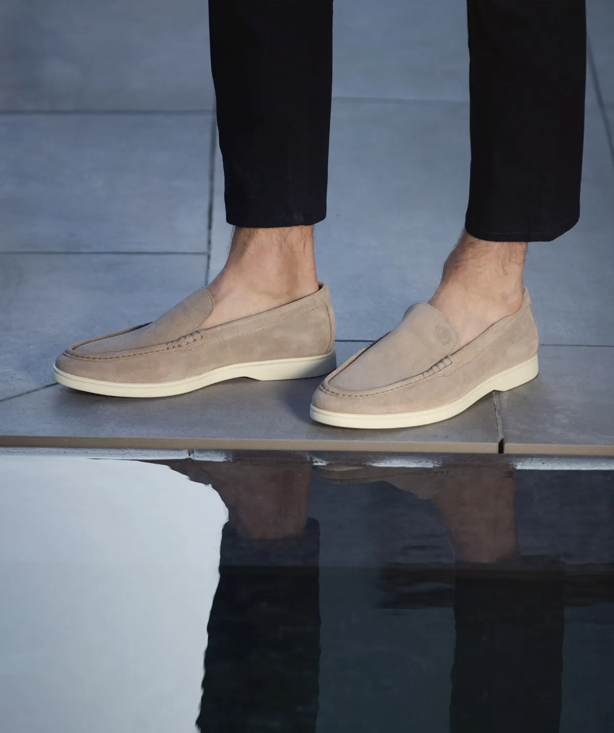 Mocassin MONACO Daim Sable Morning Rush