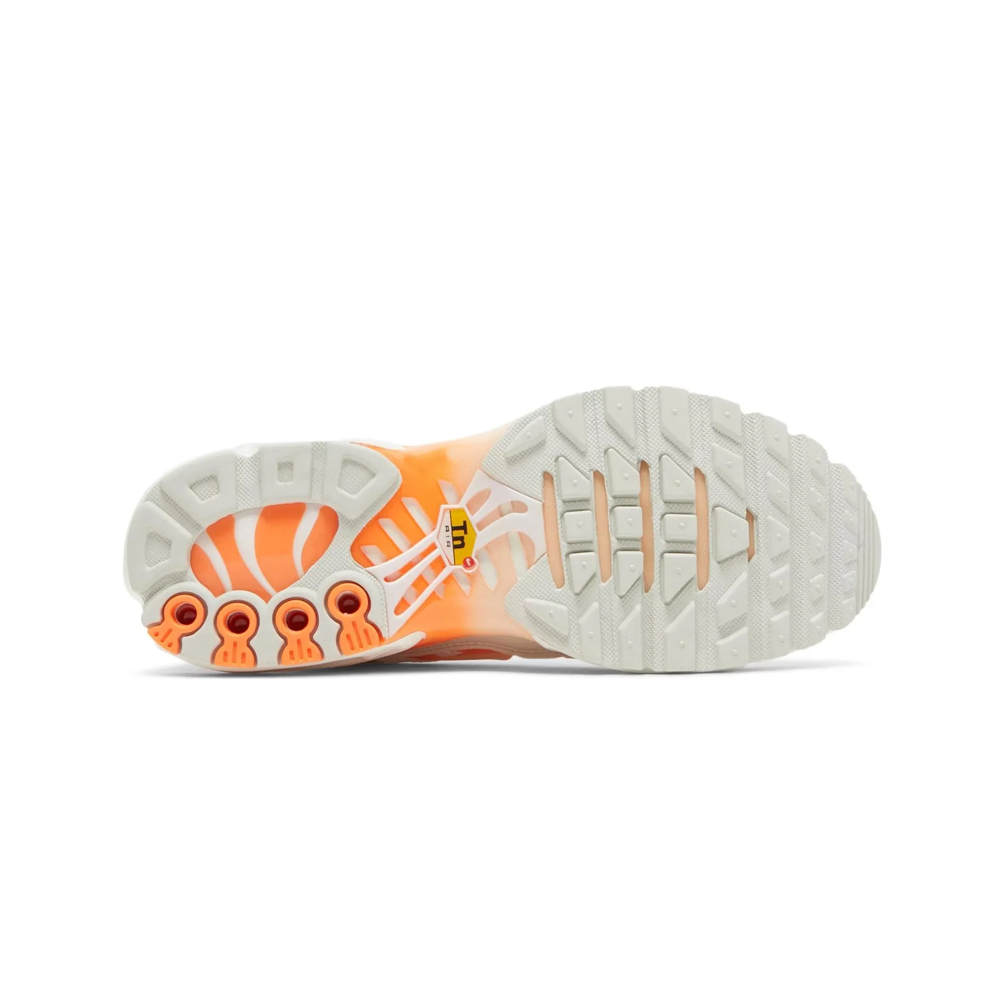 Air Max TN Plus 'White Orange' W Comfort Grip Black Edge