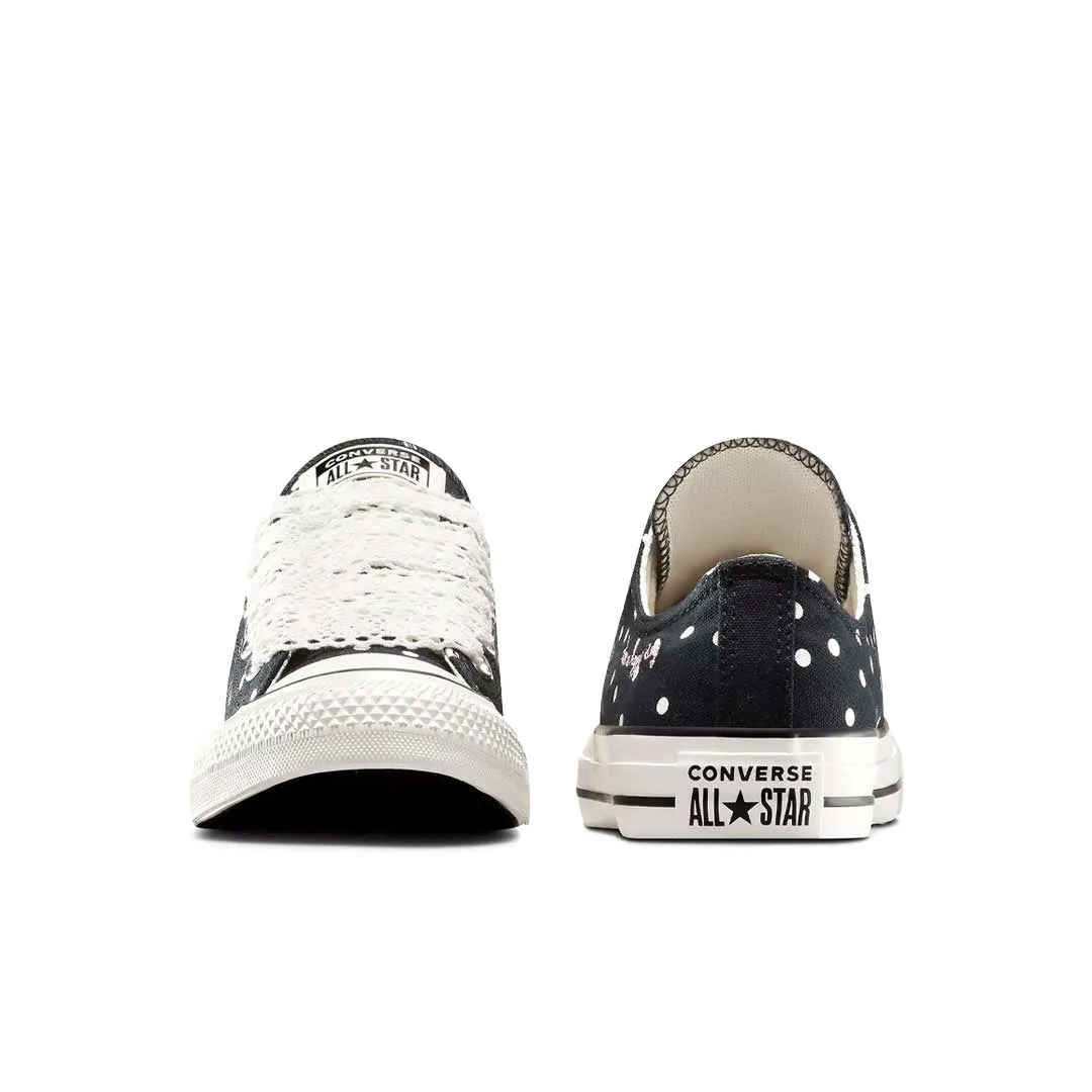 Converse - Women's Chuck Taylor All Star Polka Dots Low Top Shoes (A12570C) Ice Grip Street Glow