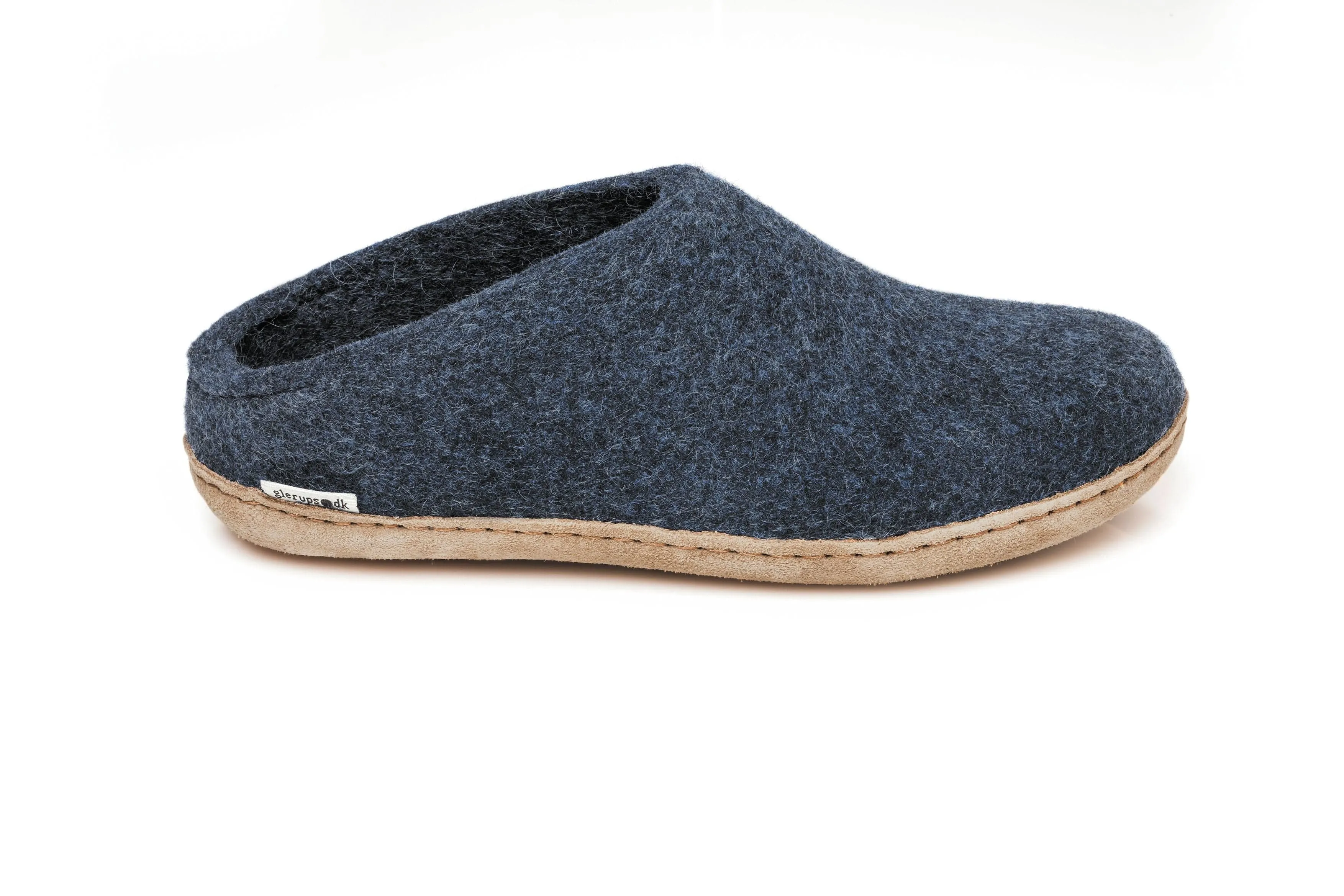 Memory Foam Casual Wear Neutral Glow Glerups Slippers: Slip-on, Denim, Leather B-10-00