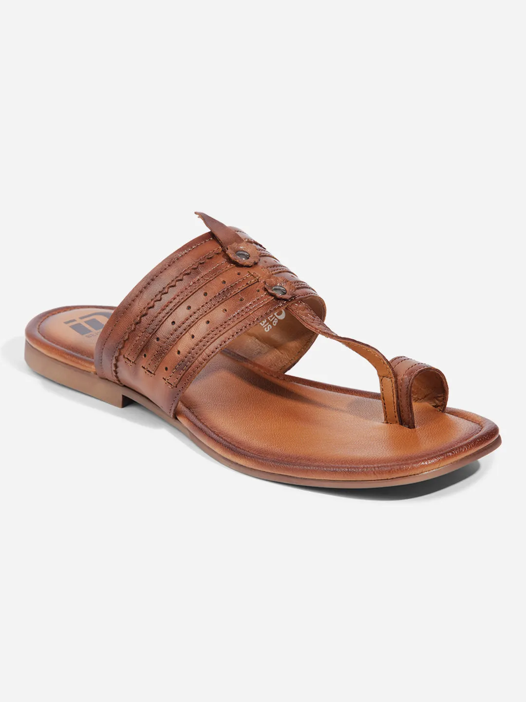 Luggage Fit Men Tan Sandal / Slipper (ID4231)