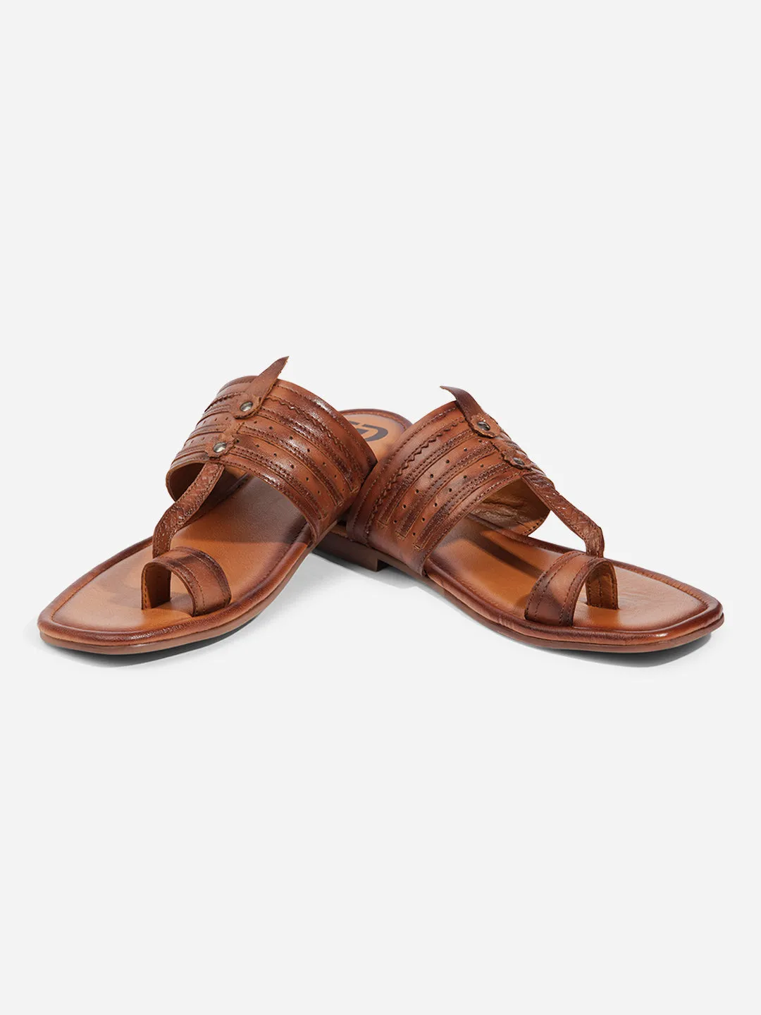 Office Cool Youth Fresh Men Tan Sandal / Slipper (ID4231)