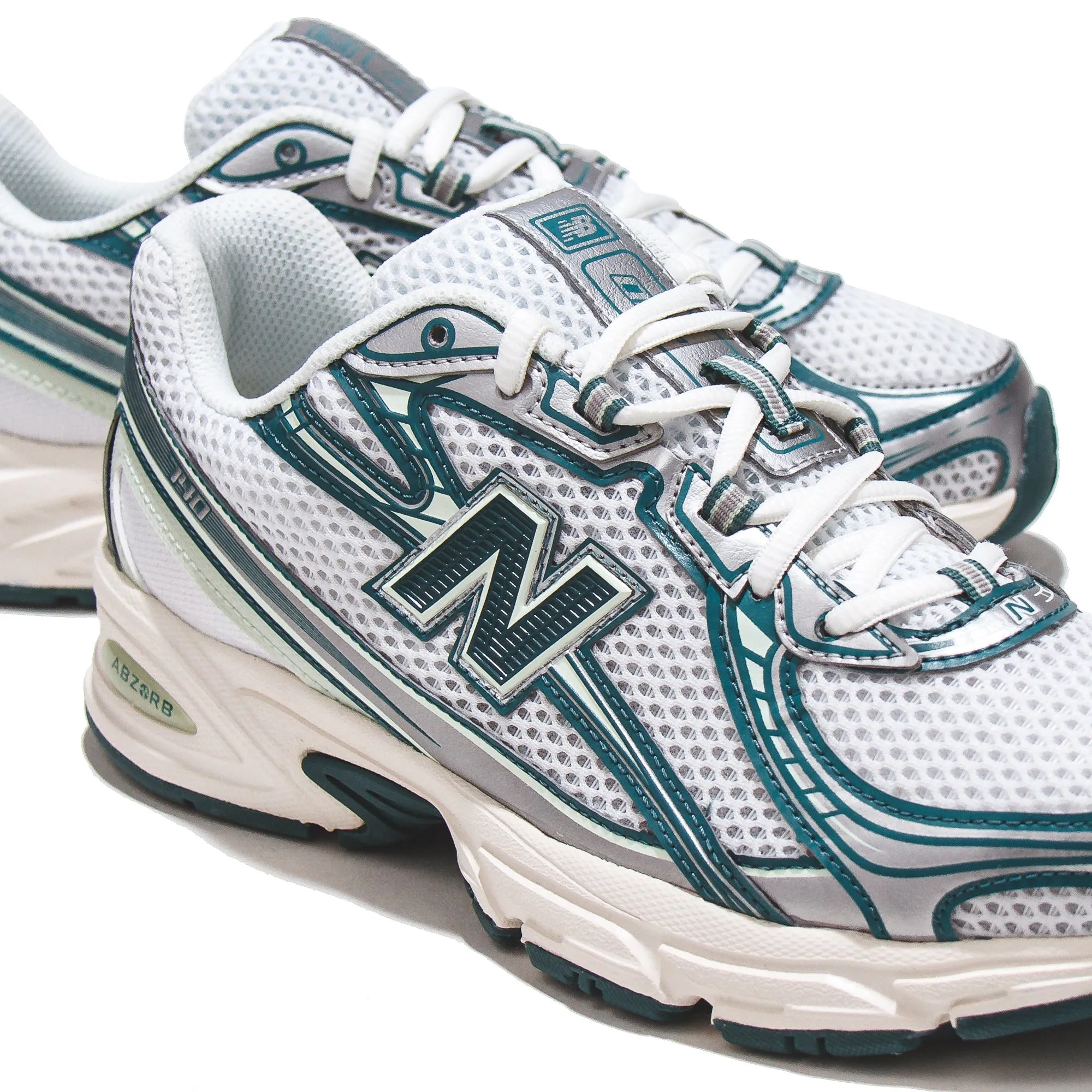 New Balance Unisex 740 White Green U740GR2 Cushioned Base Busy Professionals Swift Path