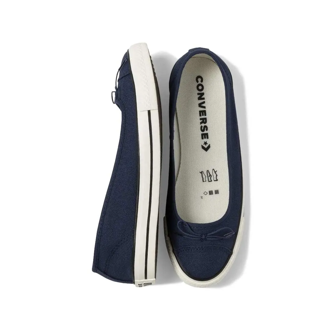 Elastic Sling Calm Tone Converse - Women's Chuck Taylor All Star Dainty Ballerina Slip-On Shoes (A16213C)