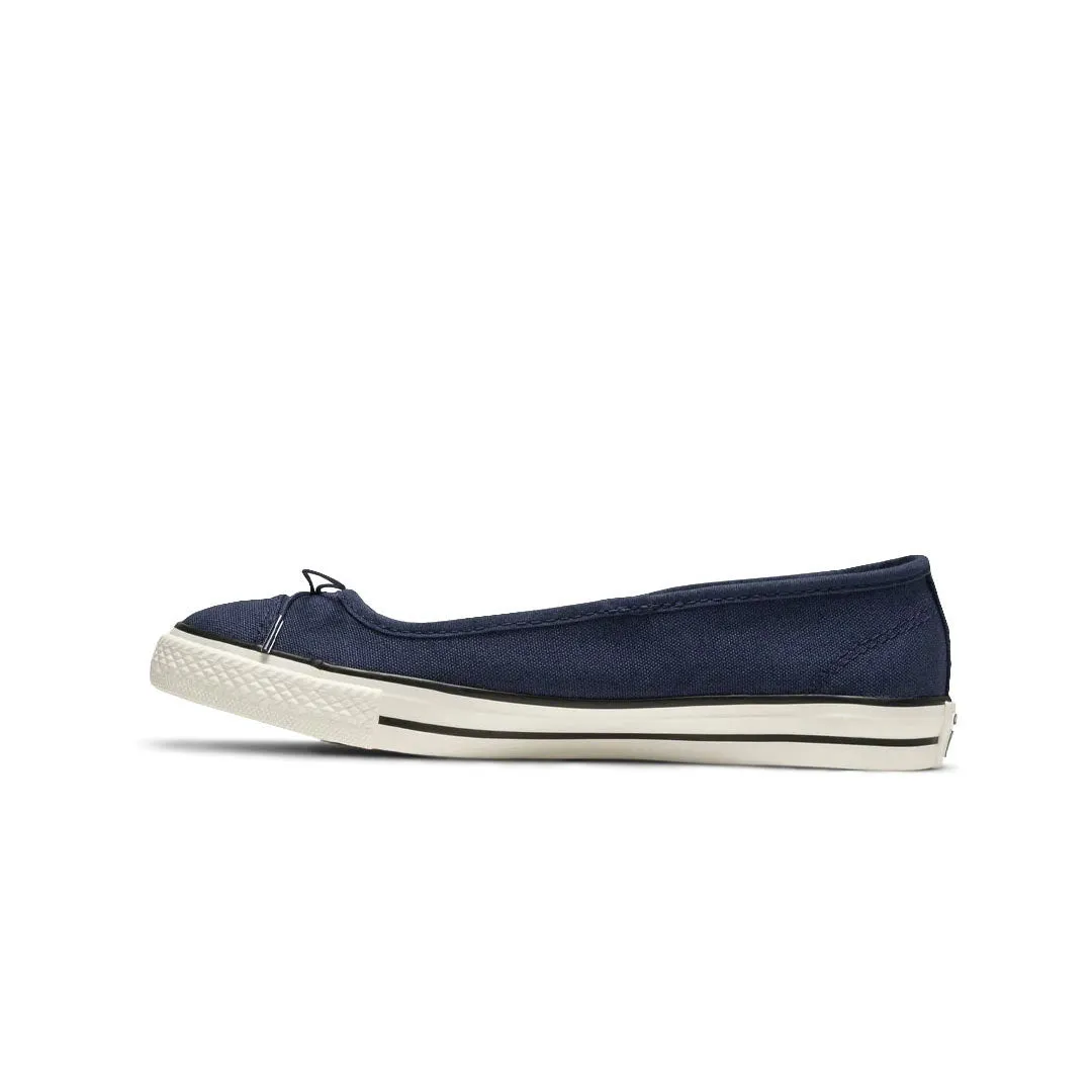 Flexible Fit City Adventure Leather Upper Converse - Women's Chuck Taylor All Star Dainty Ballerina Slip-On Shoes (A16213C)