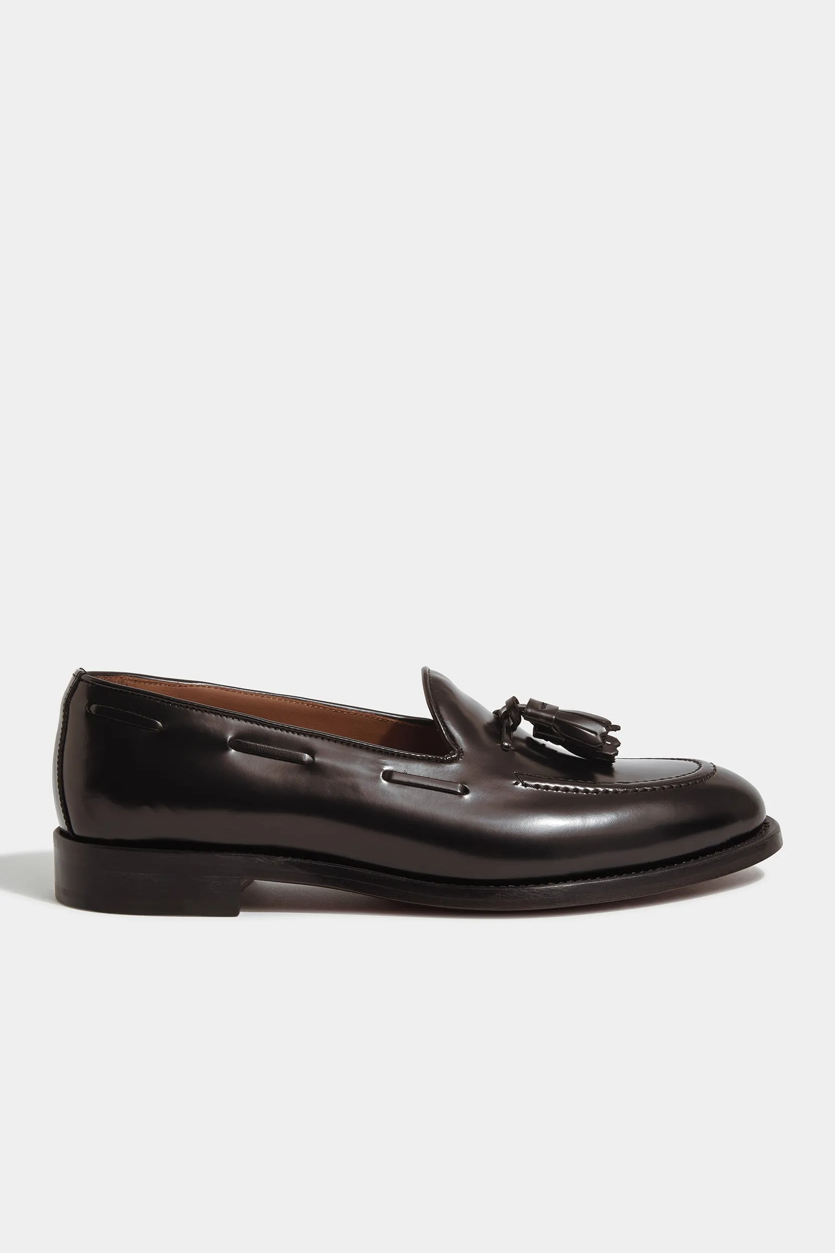 City Light Lightweight Step Dark brown tassel loafers - Made In Italy