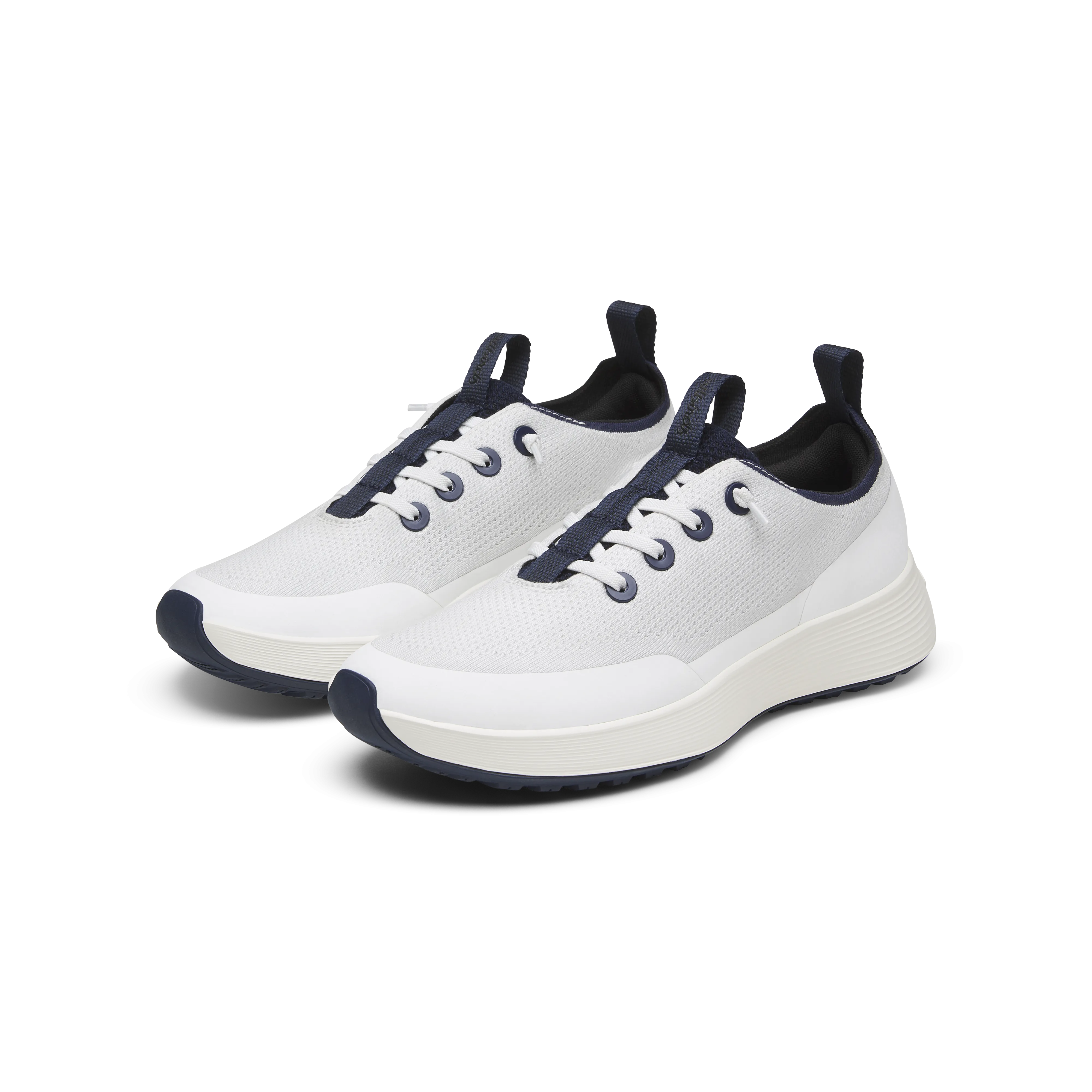 Women's Tree Runner Go - Utility - Blizzard/Deep Navy (Natural White Sole) Multi directional traction Pu Upper