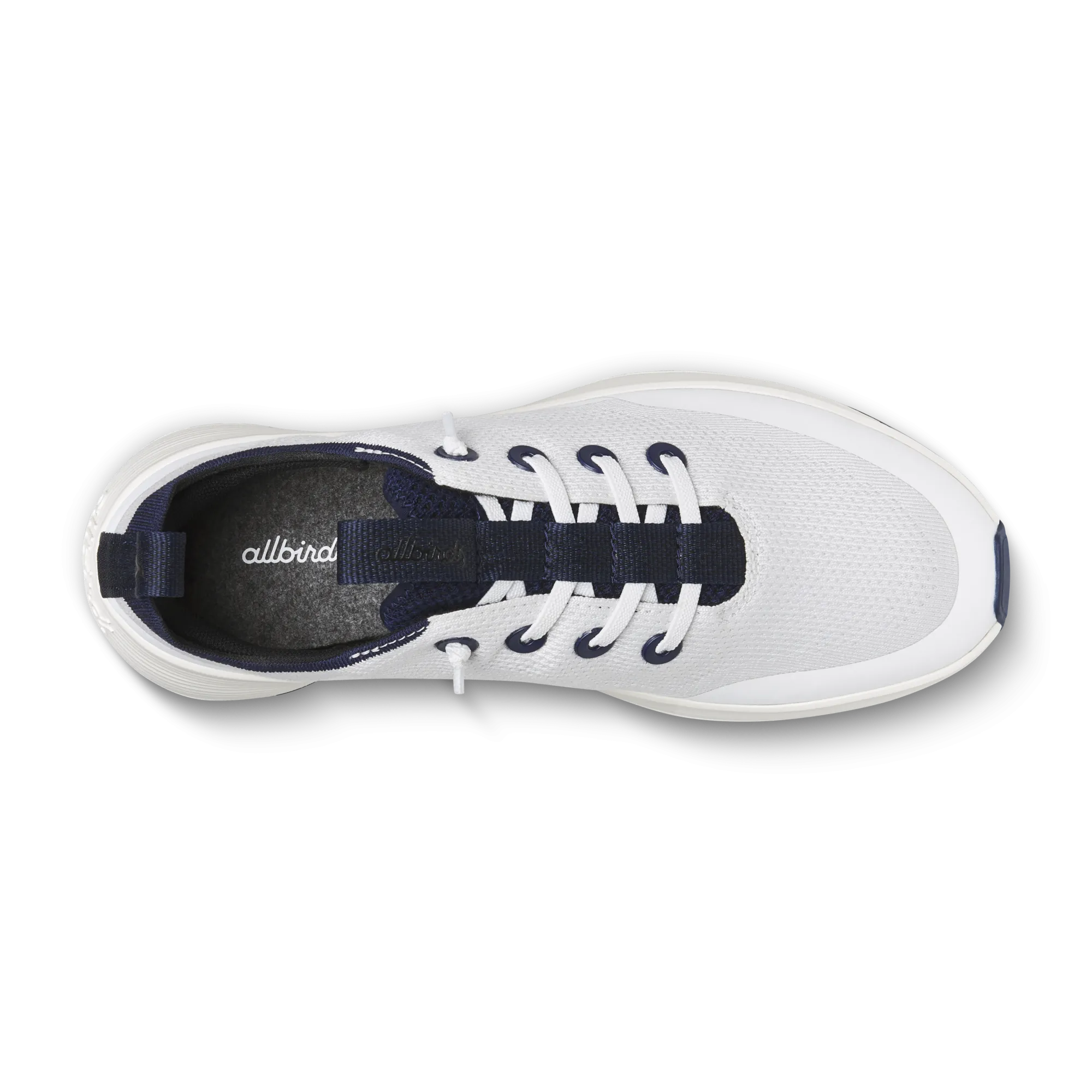 Women's Tree Runner Go - Utility - Blizzard/Deep Navy (Natural White Sole) Vibrant sole