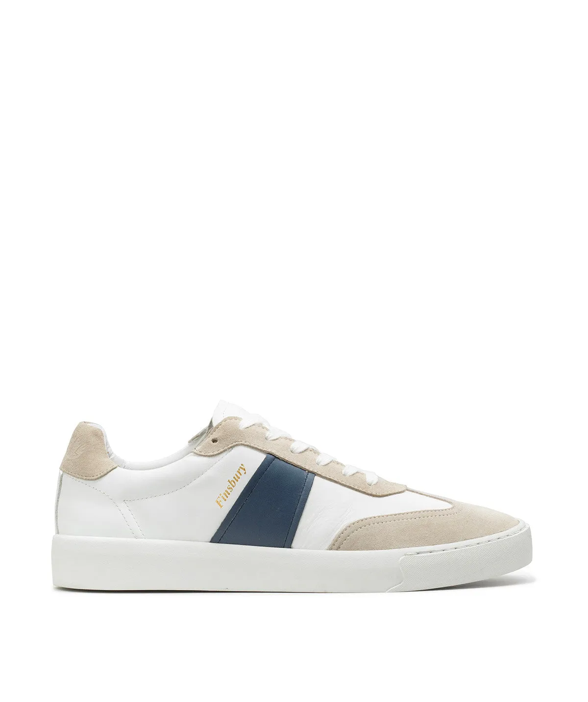 Sneakers LEO Blanc et Bleu Enhanced Ankle Support