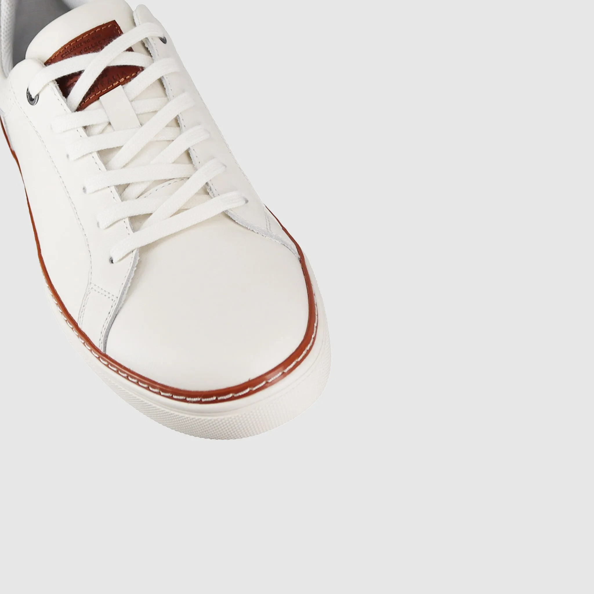 Bolton Casual Shoes White Stylish Appearance Stable Form