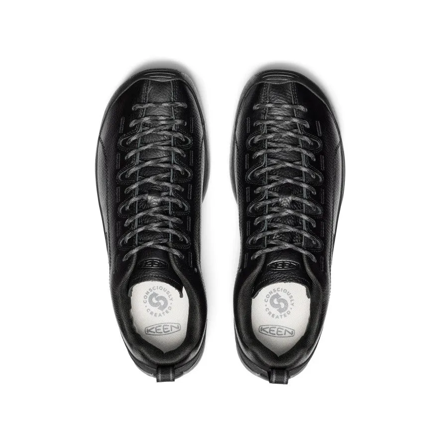 Easy Clean Surface Men's Jasper Sneaker  |  Black Smooth Leather