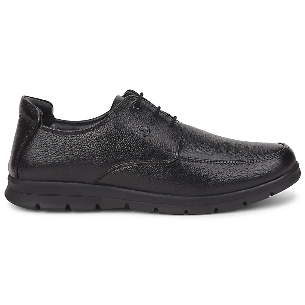 Metro Shade Healers Black Formal Lacing Derby Shoes For Men J757-15 By Liberty