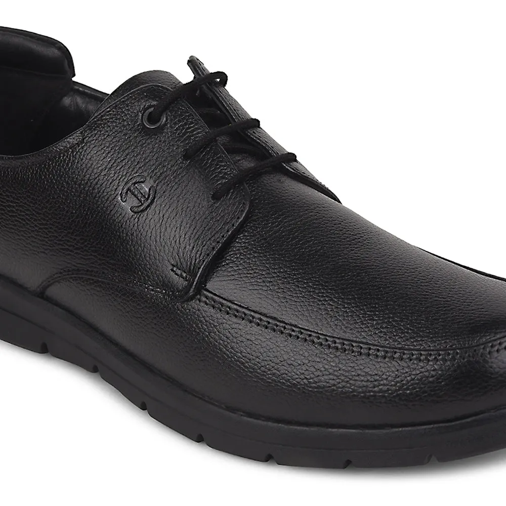 Healers Black Formal Lacing Derby Shoes For Men J757-15 By Liberty British Style
