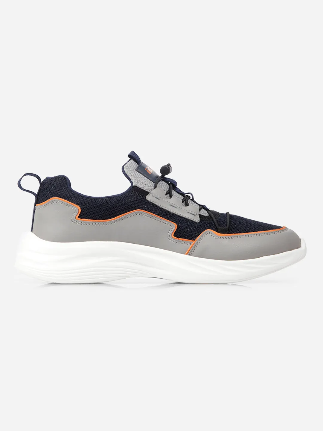 Chill Mode Wear   Resistant Men's Navy Grey Textured Mesh Sneakers IX7131