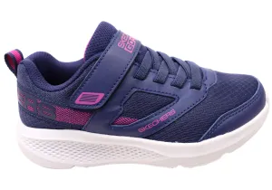 Skechers Kids GOrun Elevate Sporty Spectacular Adjustable Strap Shoes Slip Resistant