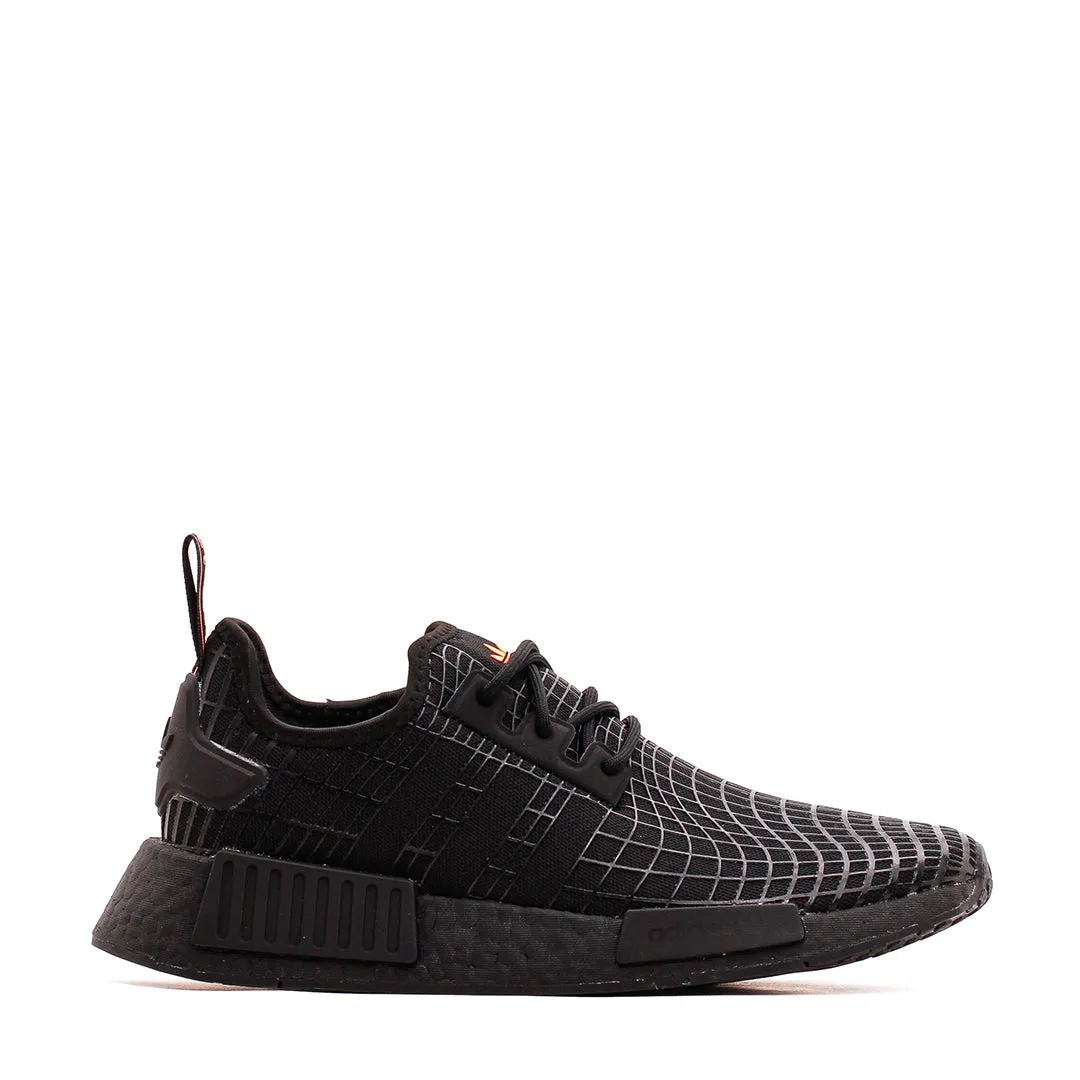 Sky Light Leather Upper Adidas Originals Men NMD R1 Boost Black GX9529