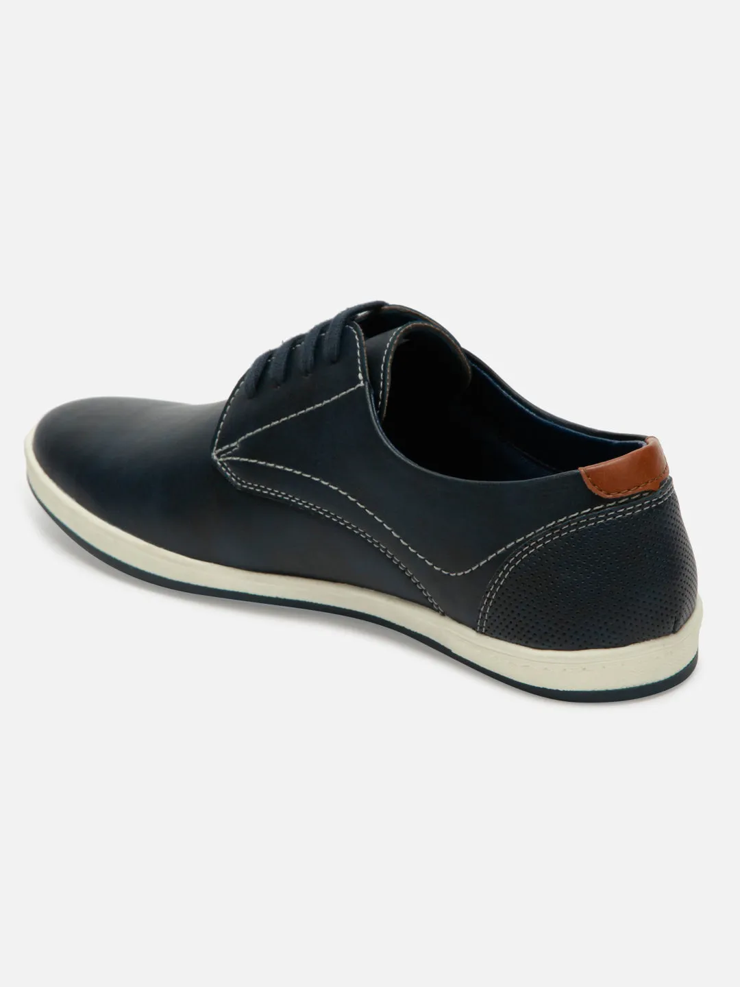 Fast Run Men's Navy Blue Regular Toe Lace Up Casual (IX1012)