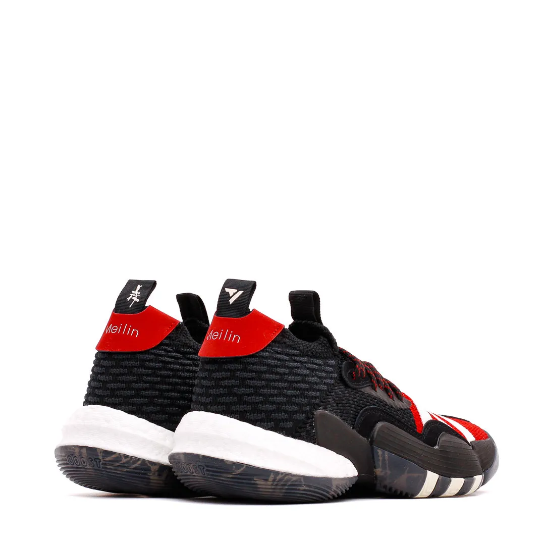 Snow Warm Cushioned Base Health Focused Adidas Basketball Men Trae Young 2 Black White Red IF2163